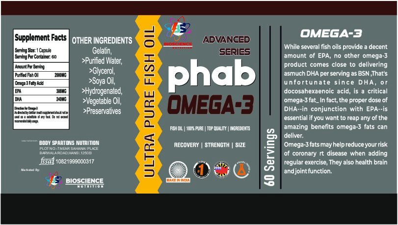 PHAB OMEGA -3 FISHOIL