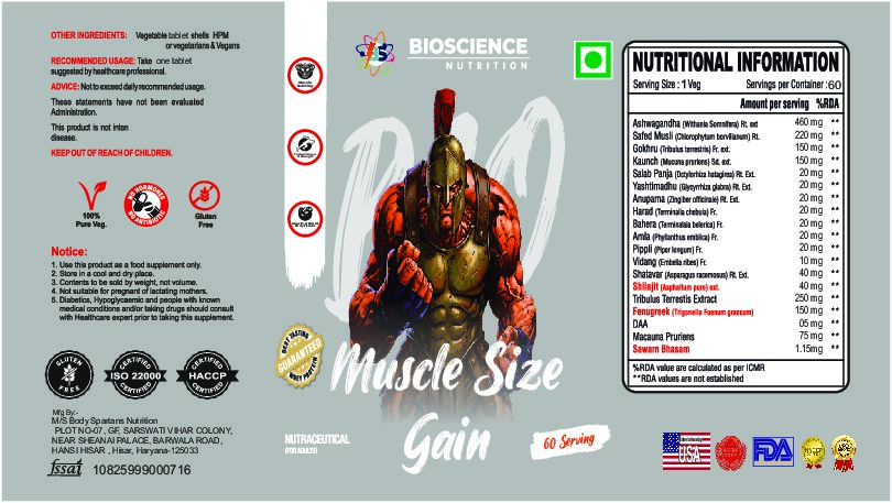 MUSCLE SIZE GAIN